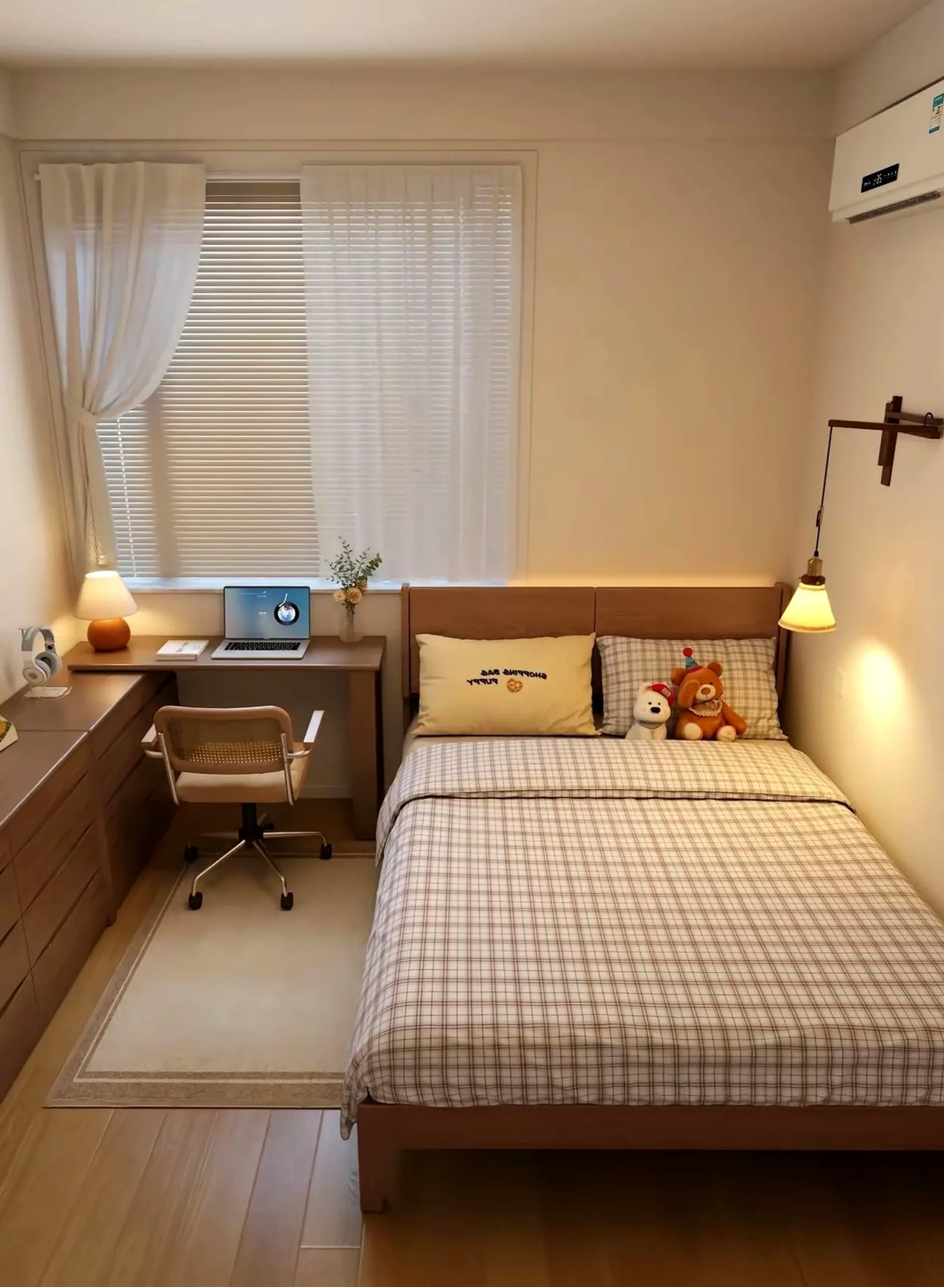 Inviting storage corner adds focus across the design, giving the decor a finish that feels settled and welcoming.
