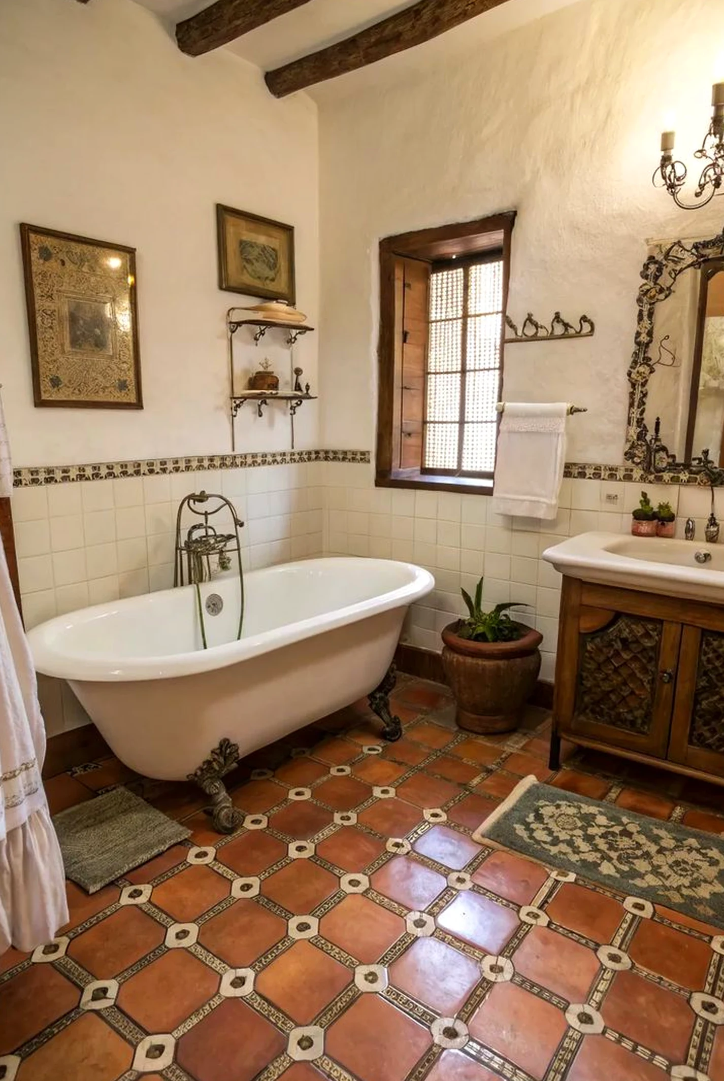 Bright sink area adds a clear layer of freshness, helping the design feel visually grounded.