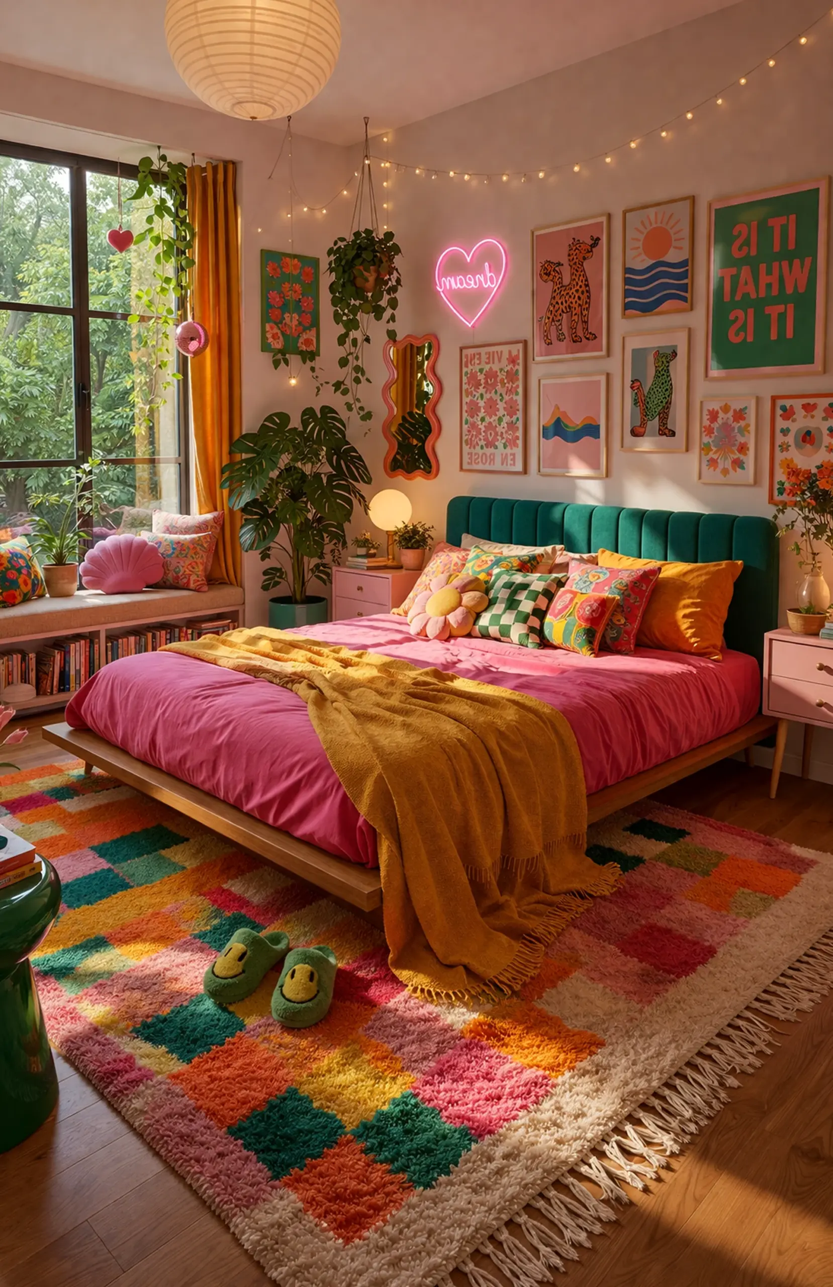 Sunny patio corner draws attention to charm while the wall stays open and lived-in.