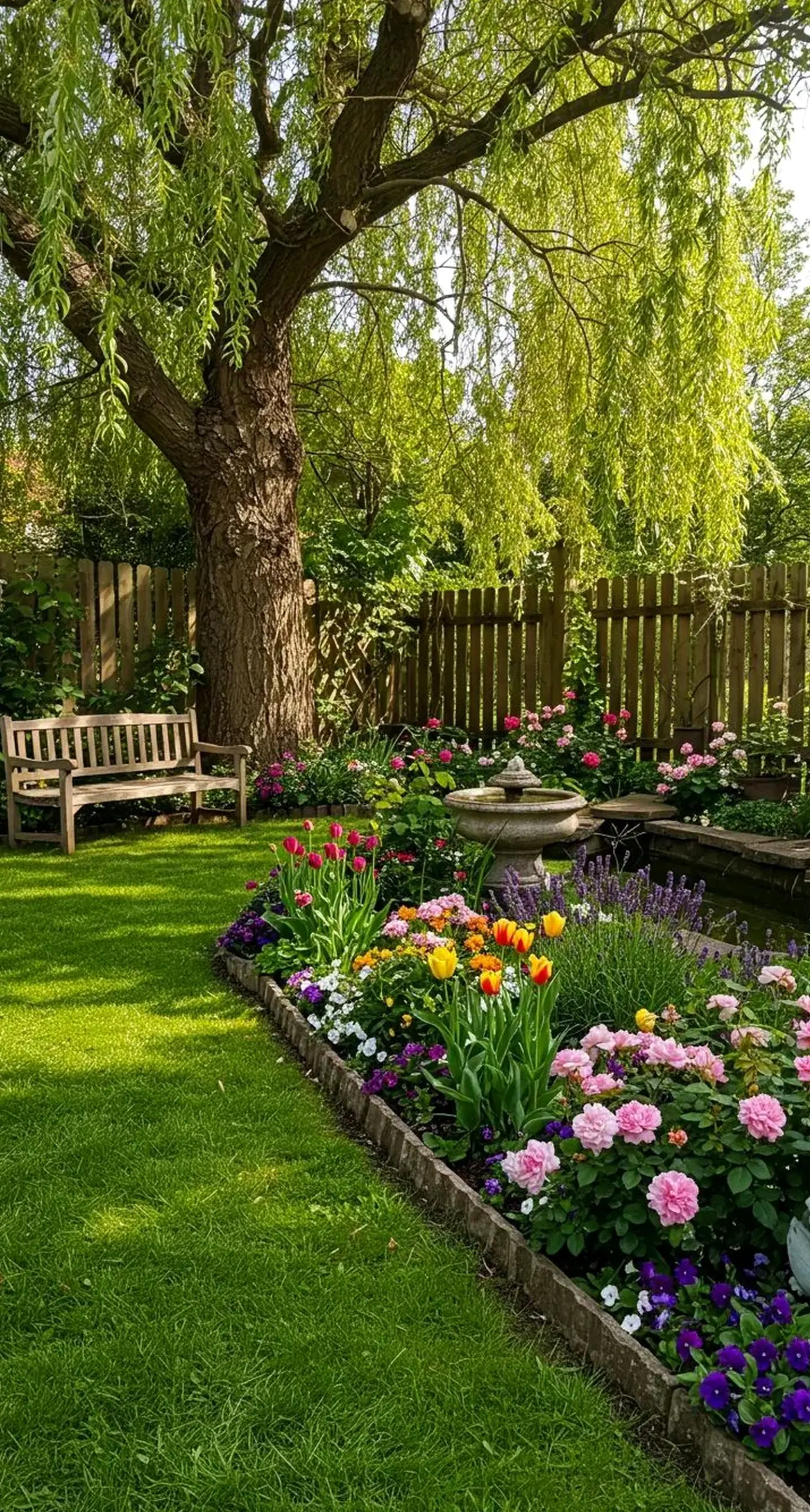 Relaxed greenhouse corner introduces movement into the arrangement, keeping the atmosphere ready for quiet use.