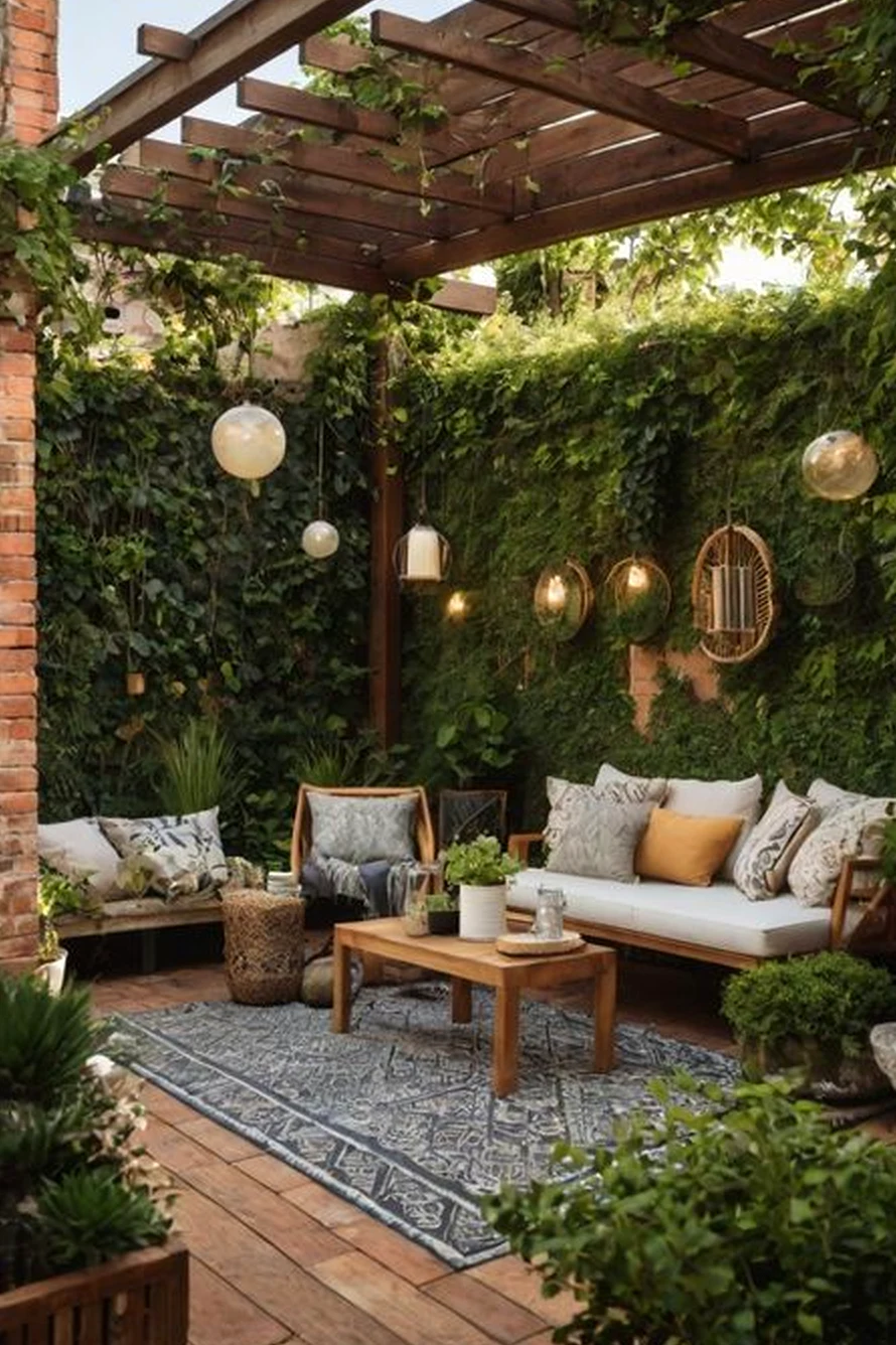 Simple wooden deck anchors the backdrop with order, giving the view a mood that feels easy to enjoy.