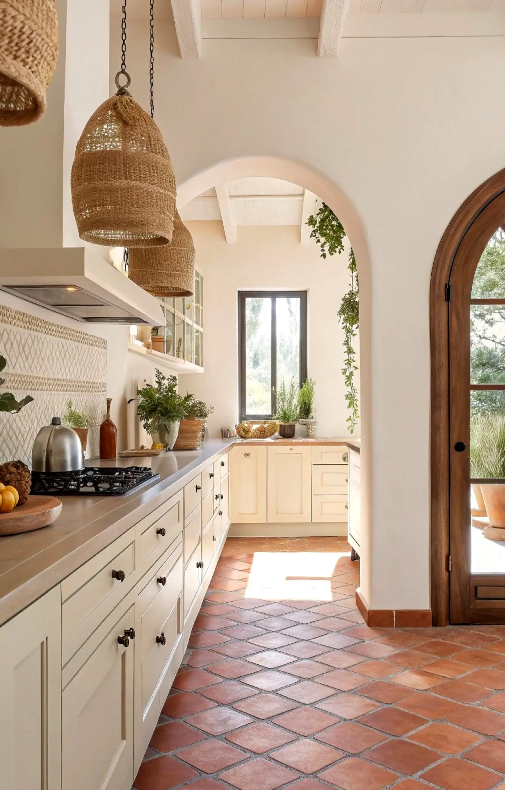 Quiet floor pattern gives the room more comfort, so the whole view feels settled and welcoming.