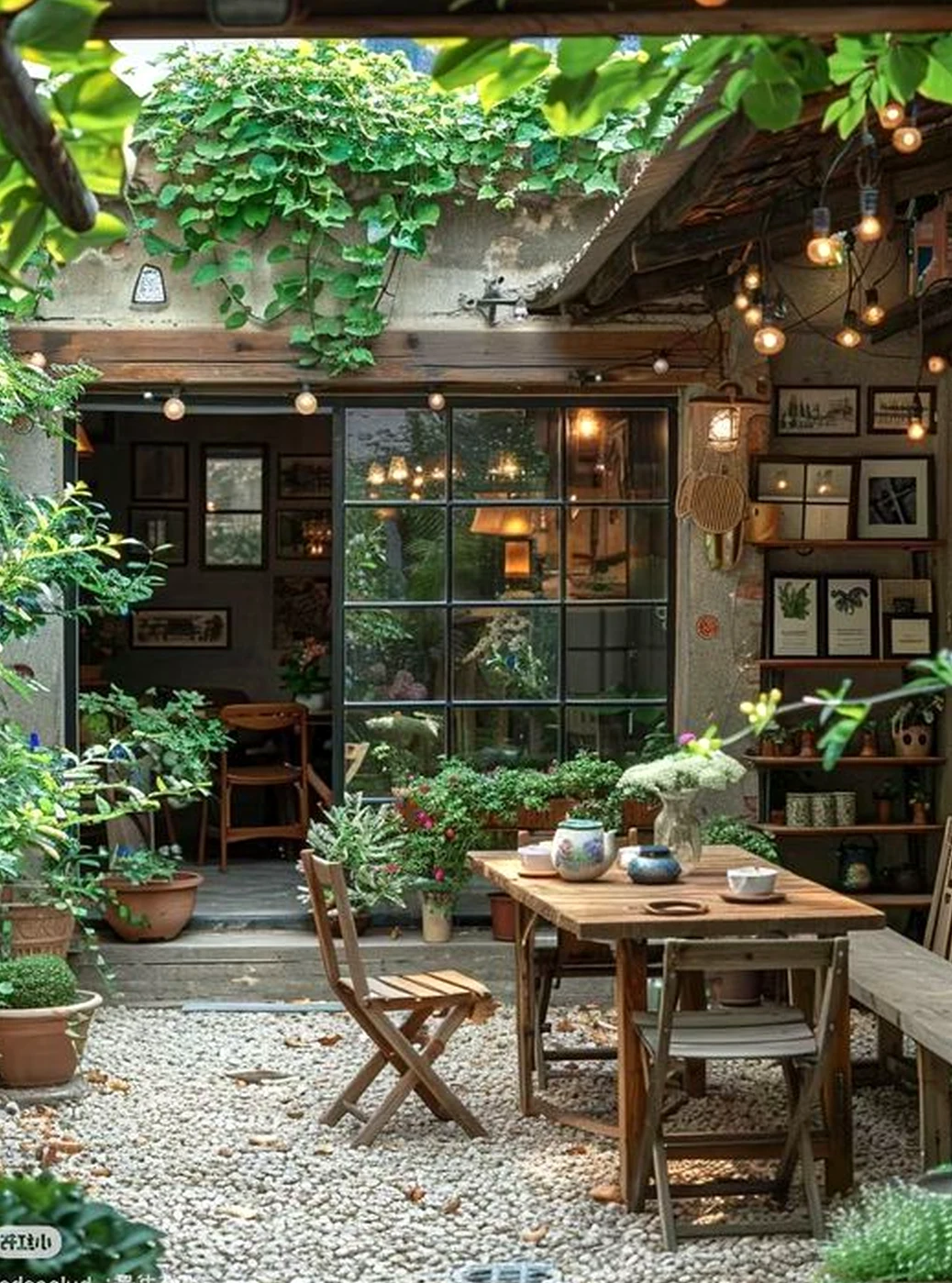 Inviting stone path adds depth across the backdrop, giving the decor a finish that feels easy to enjoy.