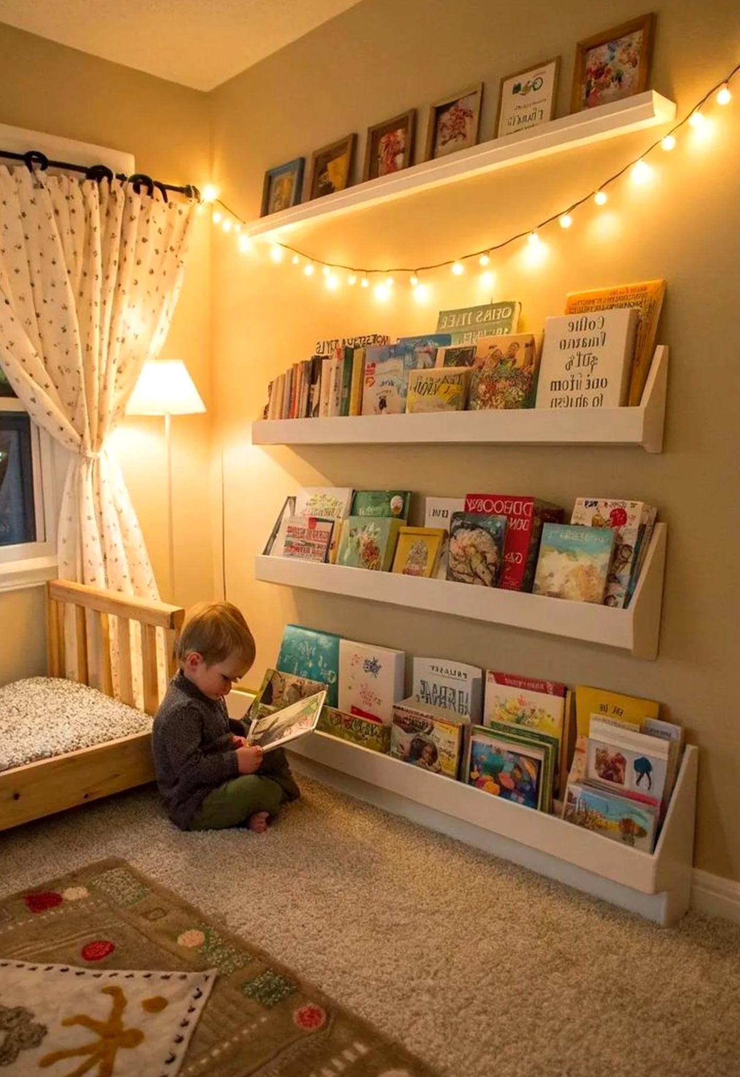 Open kitchen nook brings a useful note of light, making the view feel ready for quiet use.