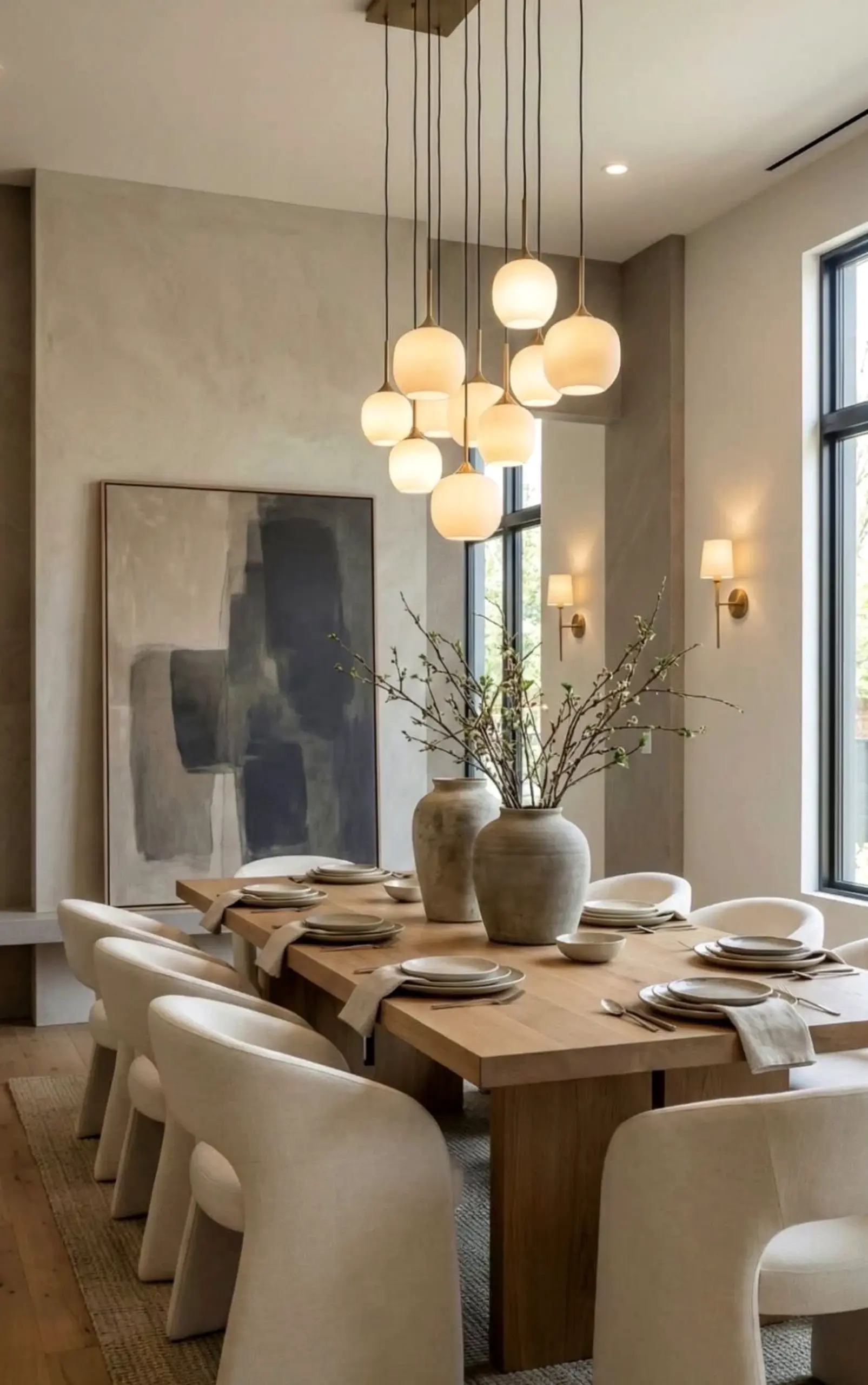 Luminous poolside setting supports the entry through movement, leaving the space feeling comfortable in daily use.