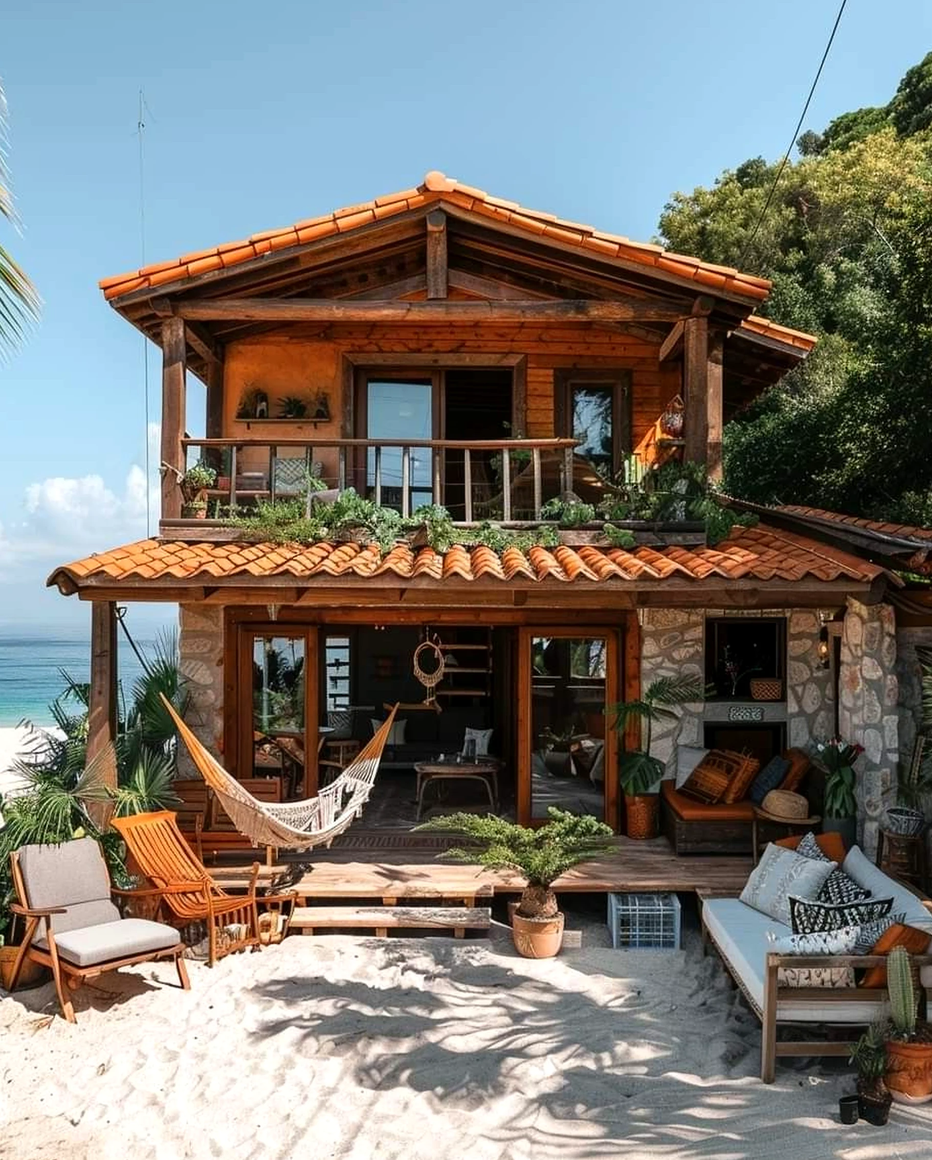 Cozy balcony scene draws attention to freshness while the design stays soft at the edges.