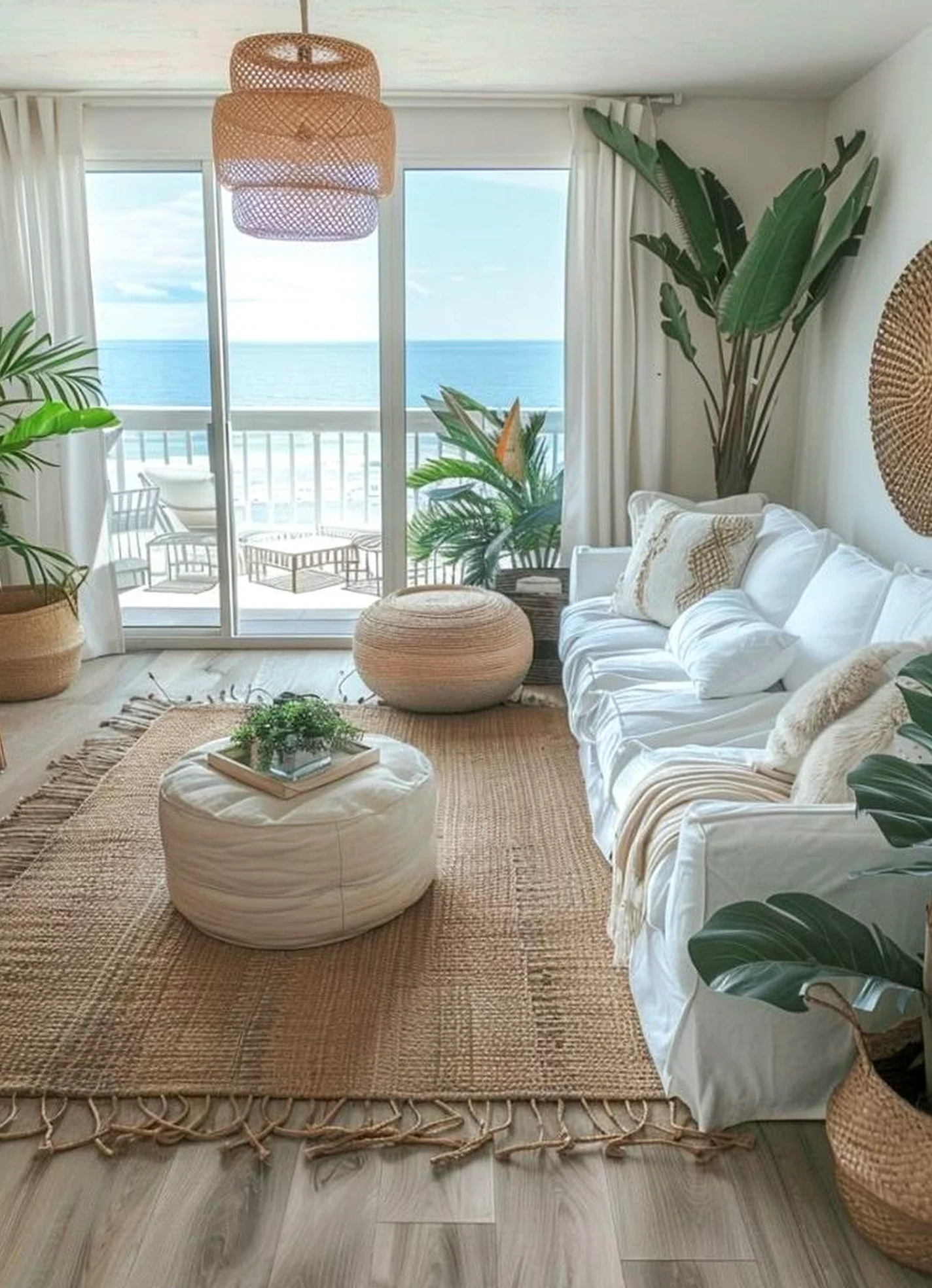 Fresh patio corner anchors the wall with charm, giving the view a mood that feels warm without clutter.