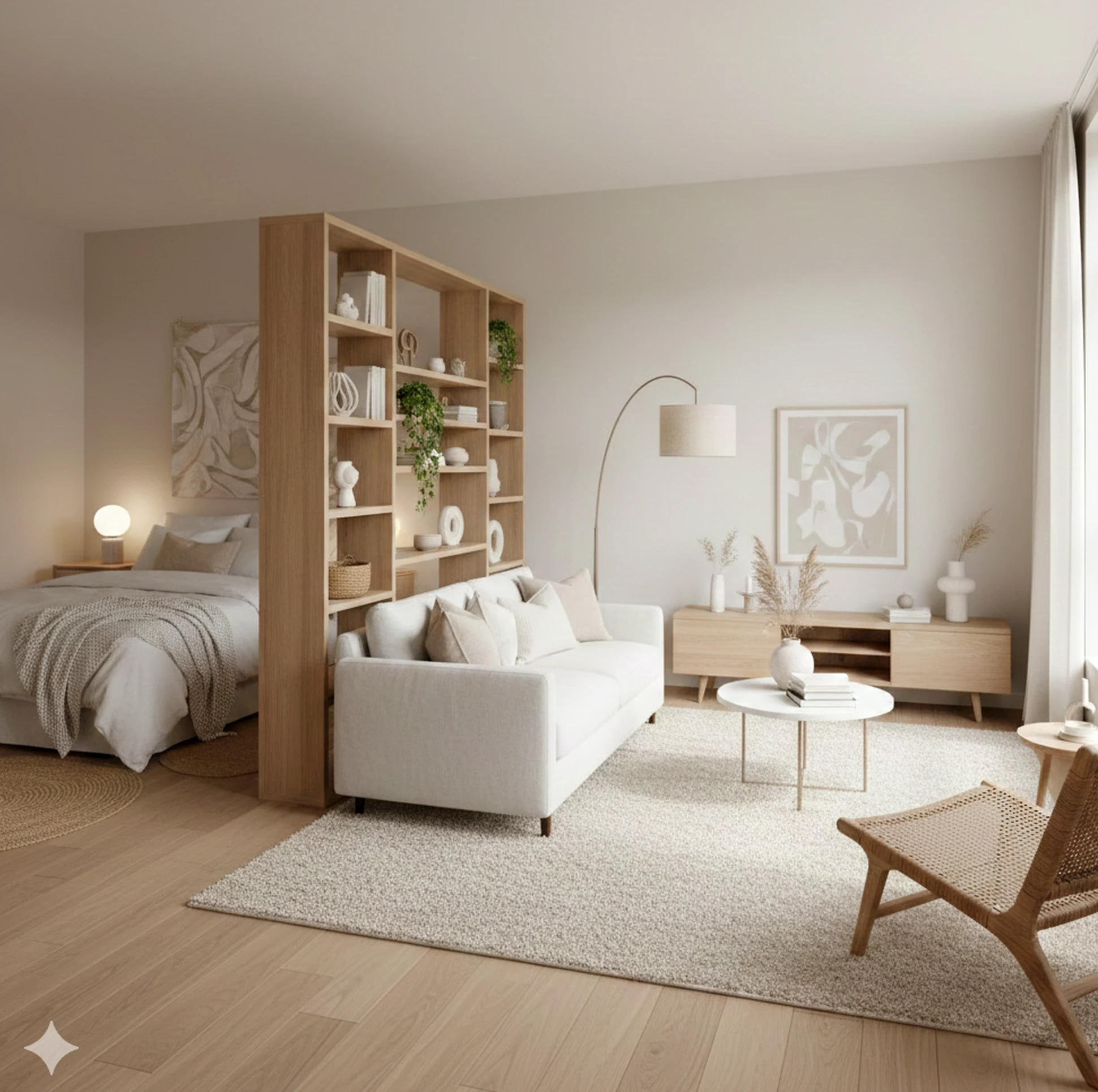 Elegant floral bed adds a clear layer of personality, helping the arrangement feel settled and welcoming.