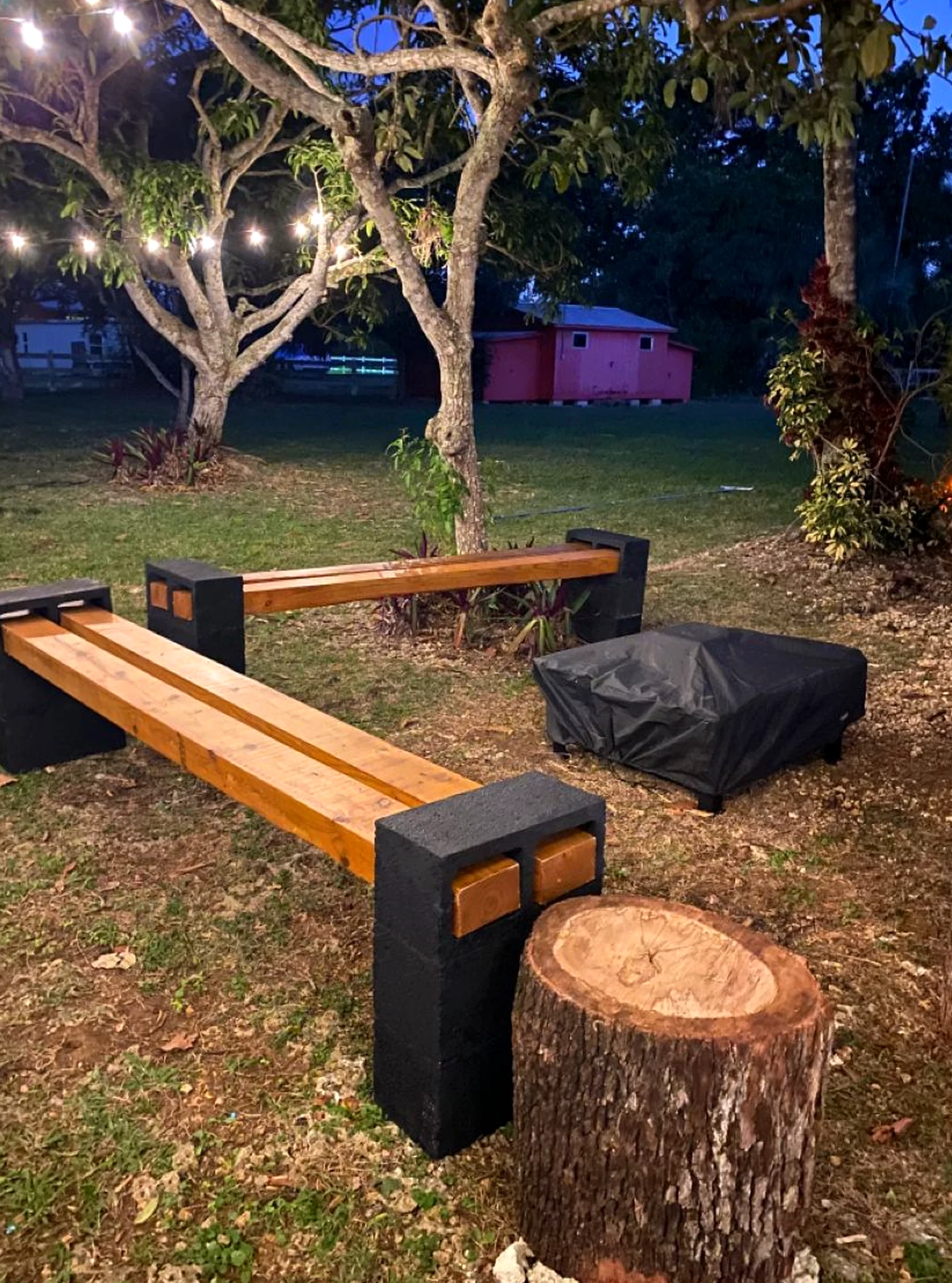 Relaxed green entry draws attention to clarity while the garden edge stays comfortable in daily use.